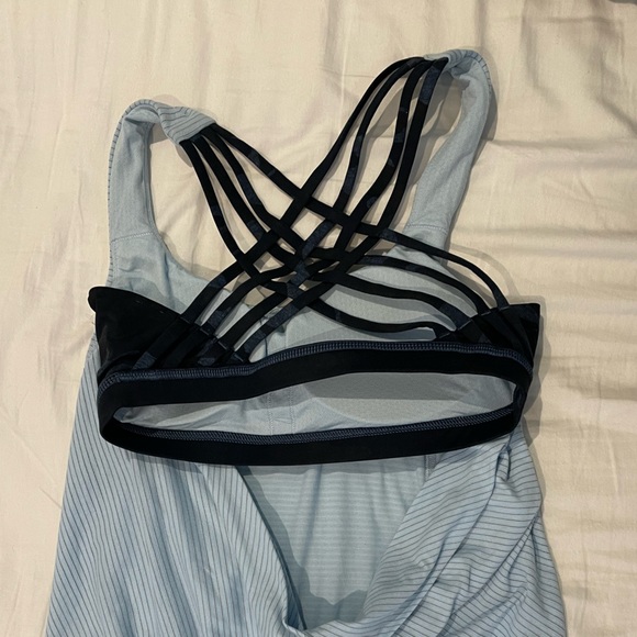 Lululemon Wild Tank Top Light Blue Size 4 - Picture 2 of 3